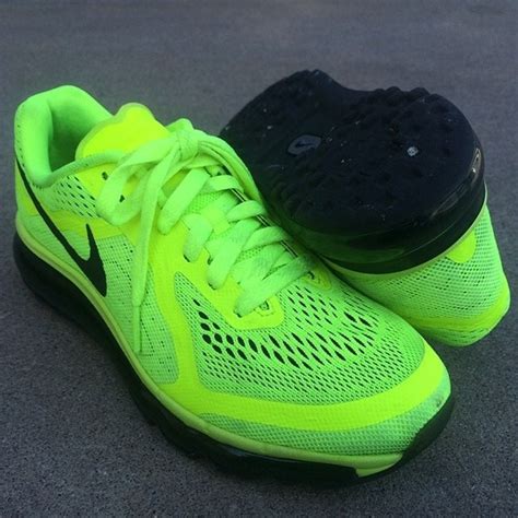 nike air max neon yellow